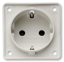 BERKER,09-4185-25-02,SOCKET, SCHUKO EU, WHITE, 16A BERKER09-4185-25-02