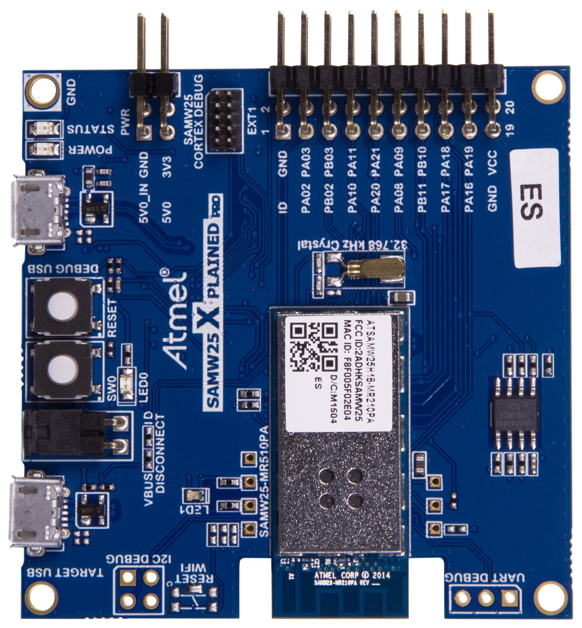 Atsamw Xpro Microchip Evaluation Board Wireless Hardware