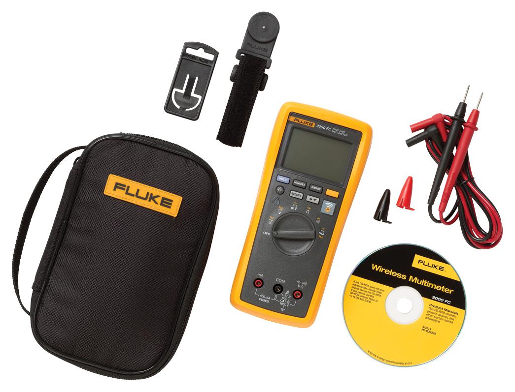 FLUKE 3000FC TPAK Fluke Wireless Digital Multimeter Kit 10000