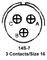 AMPHENOL INDUSTRIAL MS3106F14S-7S.