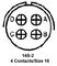 AMPHENOL INDUSTRIAL MS3102R14S-2P.