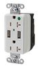 HUBBELL WIRING DEVICES SNAP8300USBW