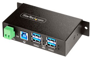 Heavy Duty 4-Port Managed USB 3.0 Hub    FYI StarTech.com: 5G4AINDRM-USB-A-HUB Farnell: 4326091