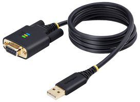 1m USB to Null Modem Serial Cable with COM Retention