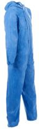 Disposable overalls with limited hazardous splash protection