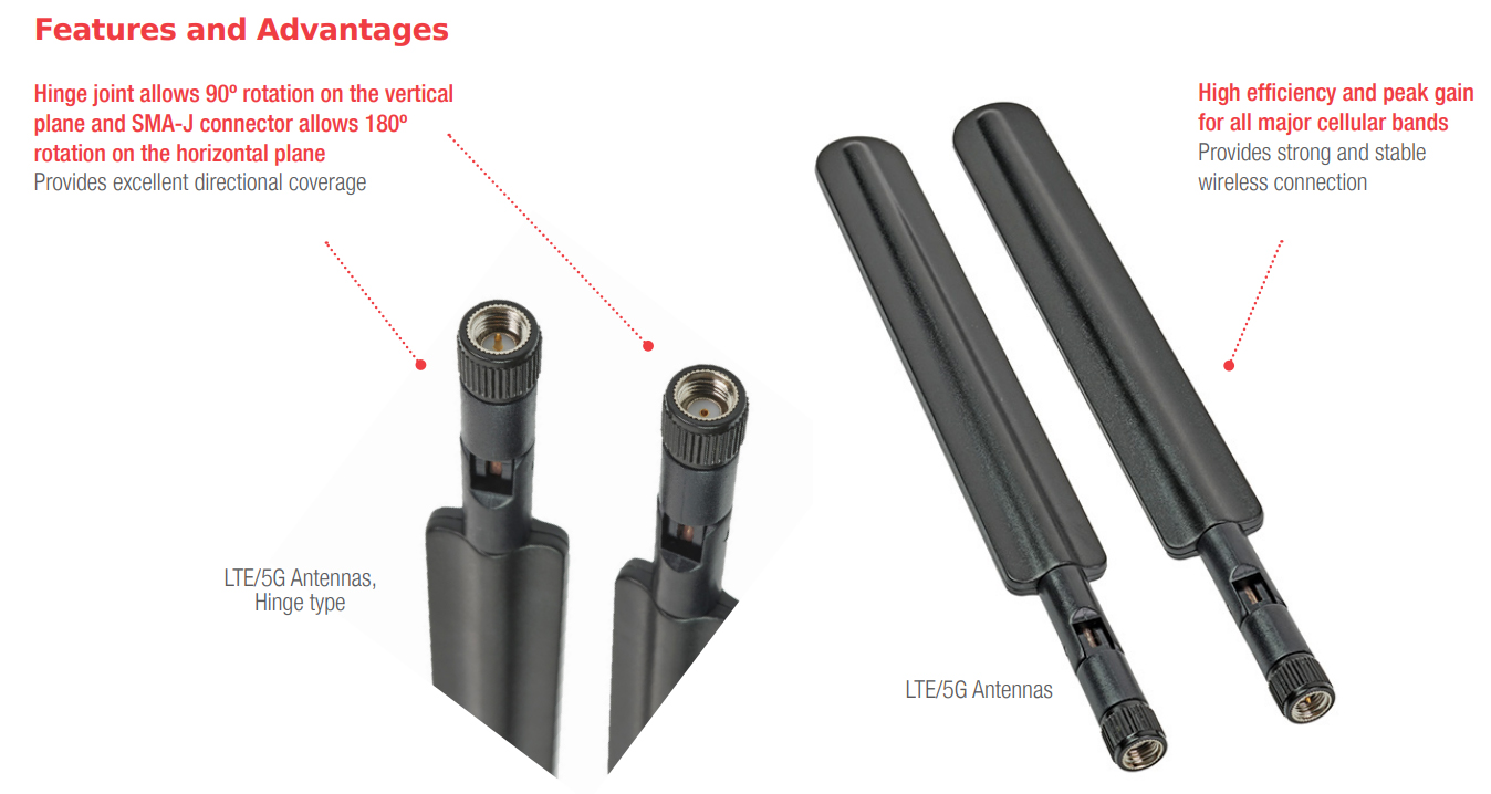 LTE/5G cellular external antennas