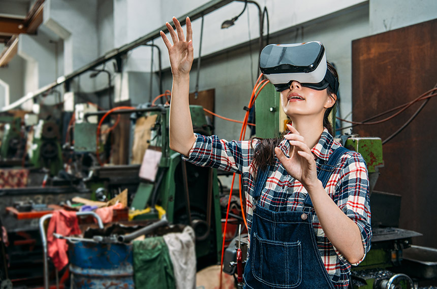 VR can be used in maintenance training for factories VR can be used in maintenance training for factories