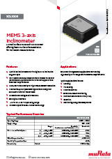 SCL3300 Datasheet